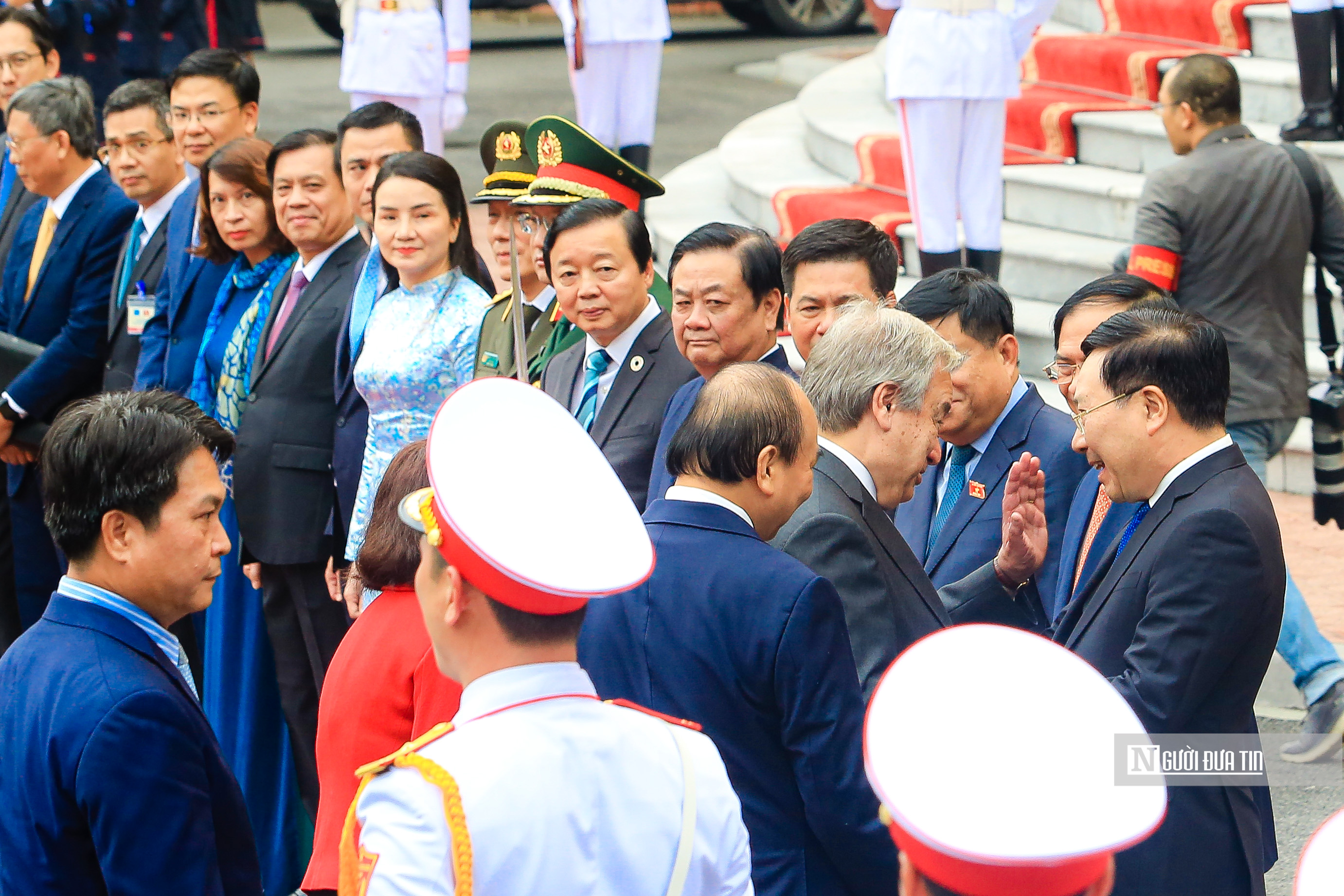 Tiêu điểm - Lễ đón Tổng Thư ký Liên Hợp Quốc António Guterres (Hình 6).