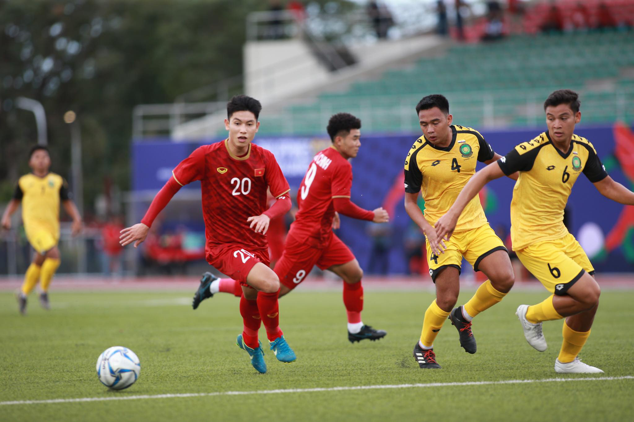 Thể thao - Trực tiếp bóng đá SEA Games 30 Việt Nam vs Brunei: Đức Chinh lập hat trick, đoàn quân áo đỏ tấn công như vũ bão (Hình 2).