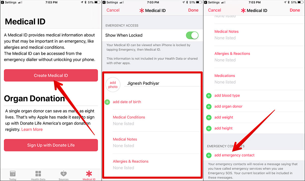Công nghệ - Thêm và loại bỏ số liên lạc khỏi Emergency SOS trên iPhone (Hình 3).