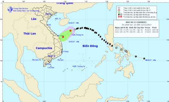 Tin nhanh - Bão số 13 suy yếu thành áp thấp, Nam Bộ mưa dông