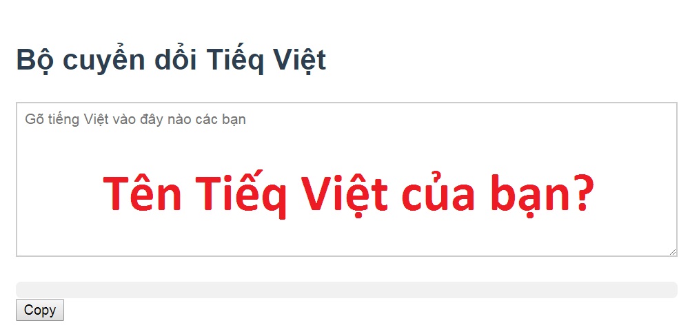 Xã hội - Bộ chuyển đổi tiếng Việt thành 'tiếq Việt' đang gây 'sốt' ?