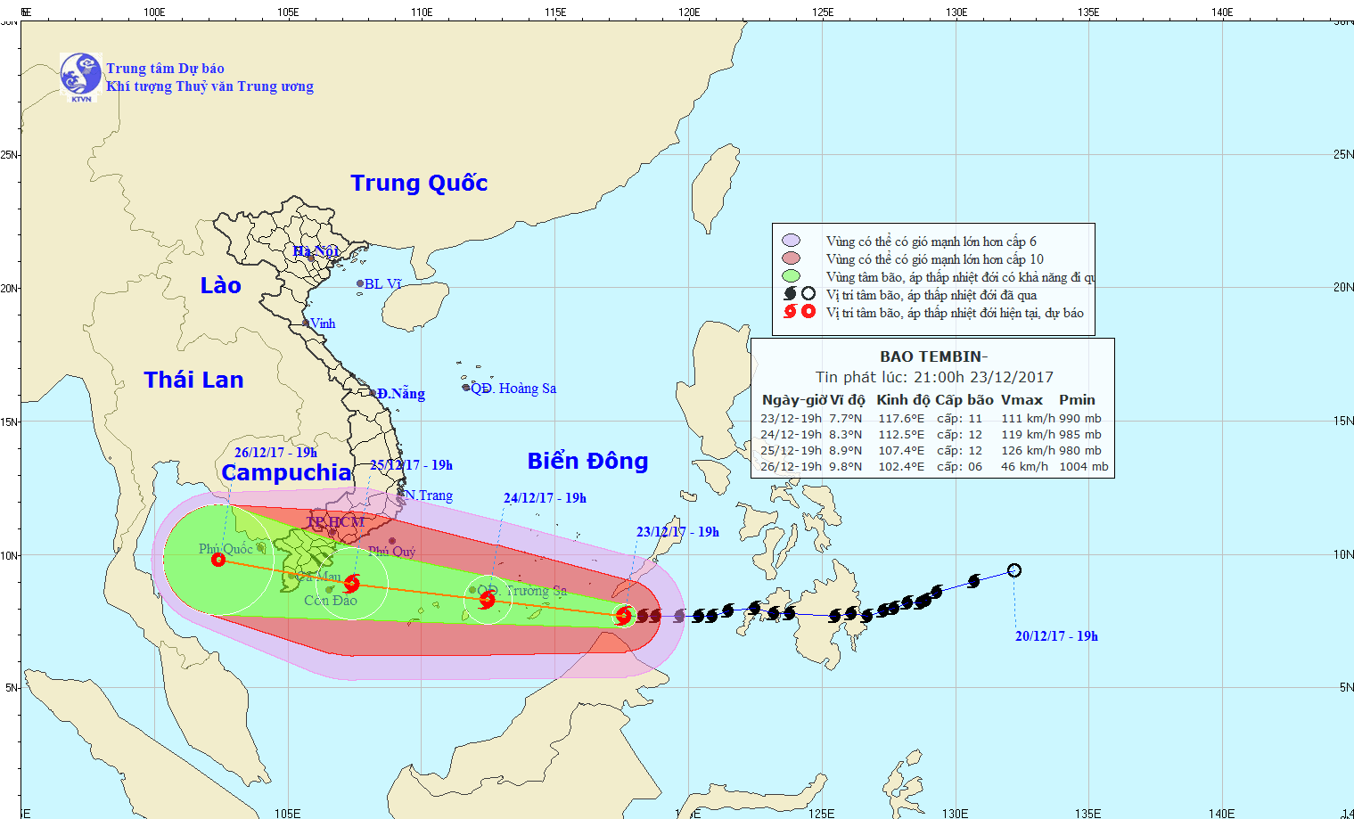 Tin nhanh - Tin mới về bão số 16 và không khí lạnh tăng cường