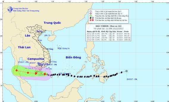 Tin nhanh - Tin mới cơn bão số 16: Mưa lớn ở Nam Bộ