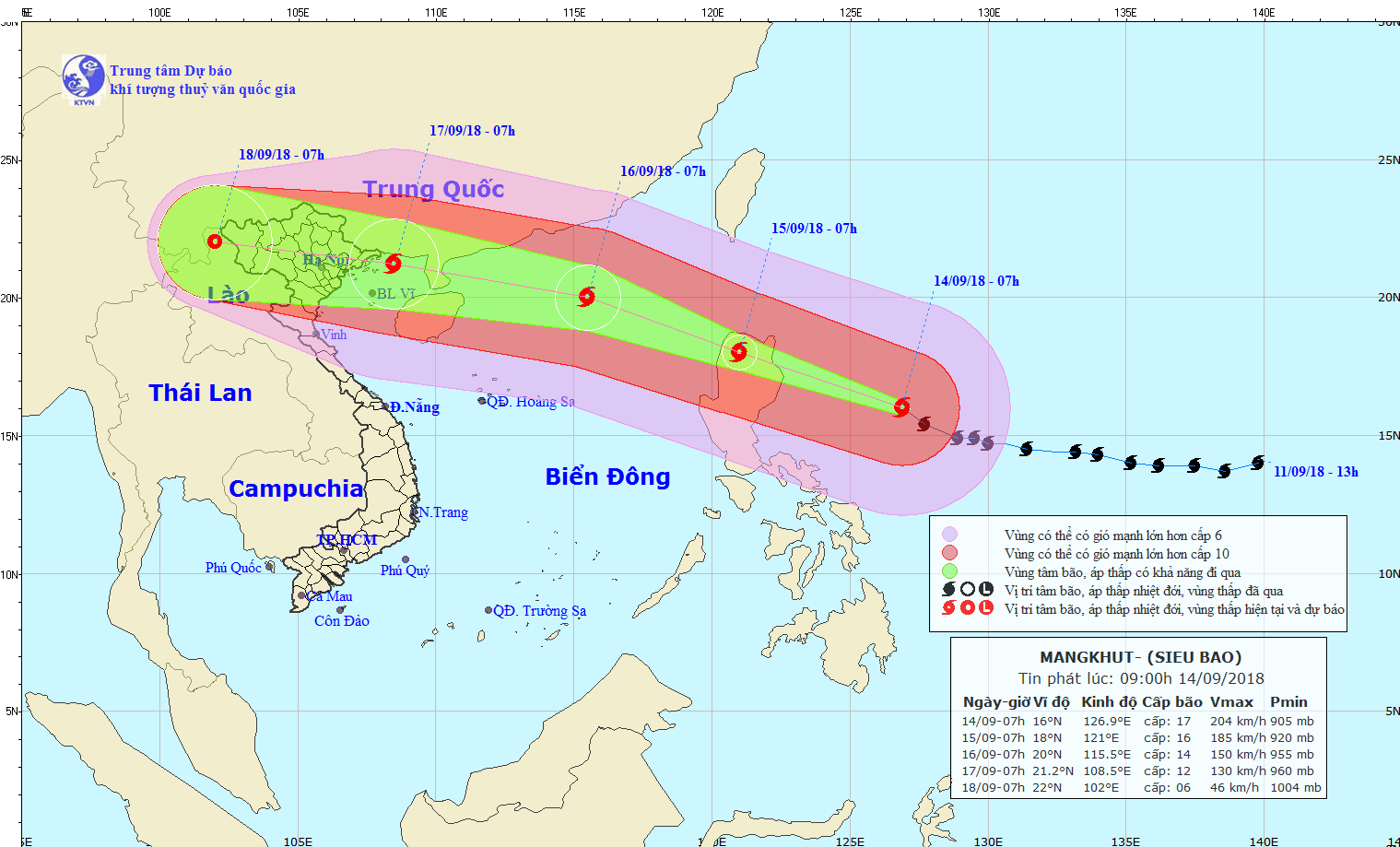 Tin nhanh - Chỉ đạo khẩn về bão Mangkhut - cơn bão có sức gió mạnh kỷ lục