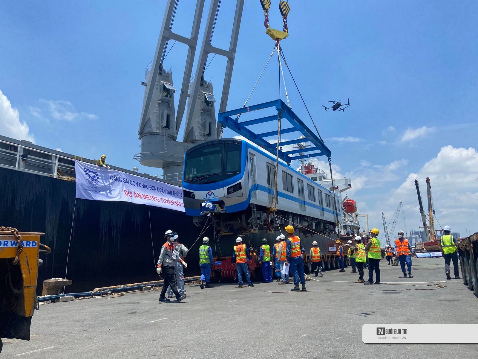 Sự kiện - Tp.HCM: Cận cảnh 2 đoàn tàu cuối cùng tuyến metro số 1 về nước