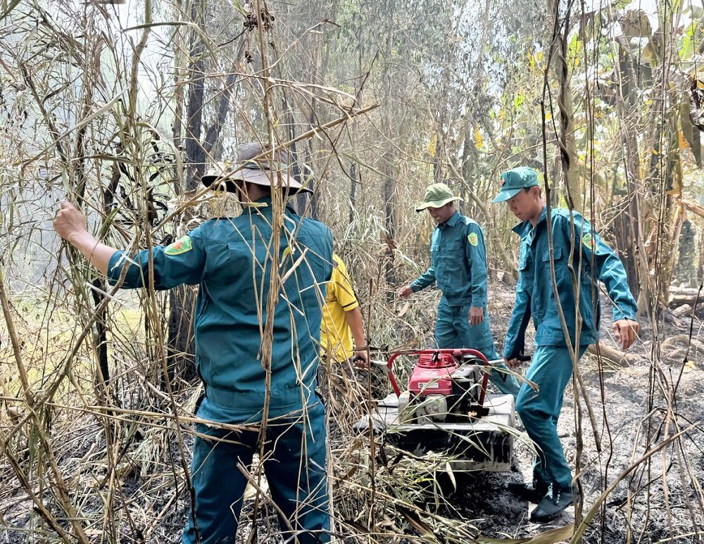 Dân sinh - Cà Mau: Tiếp tục phòng cháy, chữa cháy rừng đợt cao điểm