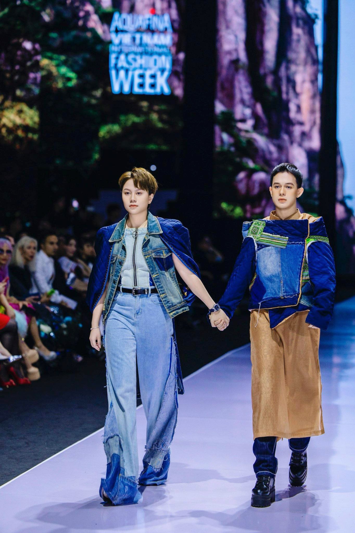 Giải trí - Diễn viên Quang Anh hội ngộ Bảo Hân trên sàn catwalk