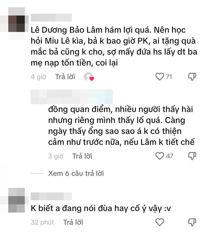 Giải trí - Lê Dương Bảo Lâm bị cư dân mạng chỉ trích vì hành động kém duyên (Hình 5).