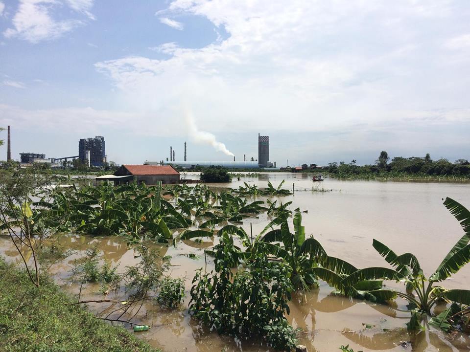 Tiêu dùng & Dư luận - Triều cường dâng cao, nhà máy Đạm Ninh Bình cô lập trong biển nước (Hình 8).