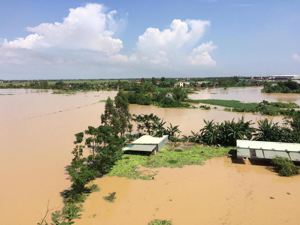 Tiêu dùng & Dư luận - Triều cường dâng cao, nhà máy Đạm Ninh Bình cô lập trong biển nước (Hình 6).