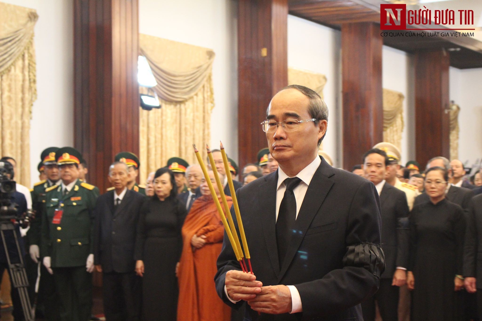 Tin nhanh - Cử hành trọng thể lễ Quốc tang nguyên Chủ tịch nước Lê Đức Anh (Hình 45).