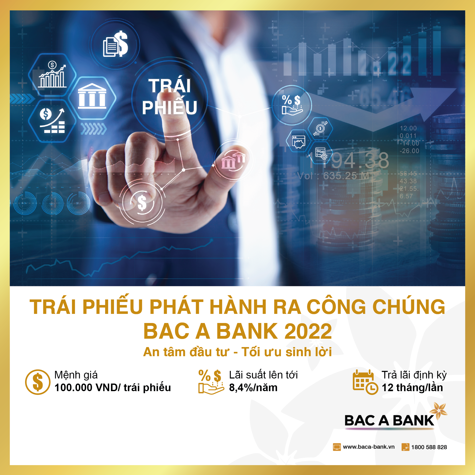 Kinh tế - BAC A BANK chính thức chào bán 16 triệu trái phiếu phát hành ra công chúng đợt 1 