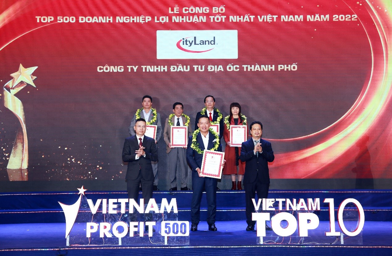 Bất động sản - Cityland được tôn vinh top 50 doanh nghiệp lợi nhuận tốt nhất Việt Nam (Hình 2).