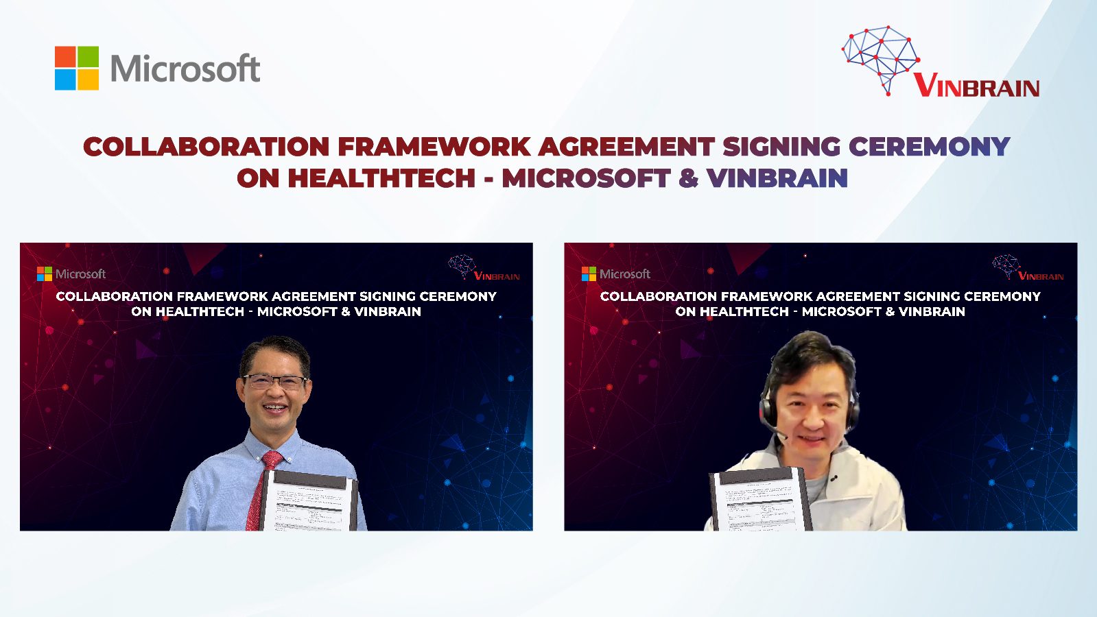 Kinh tế - VinBrain và Microsoft Hoa Kỳ hợp tác phát triển trí tuệ nhân tạo trong y tế