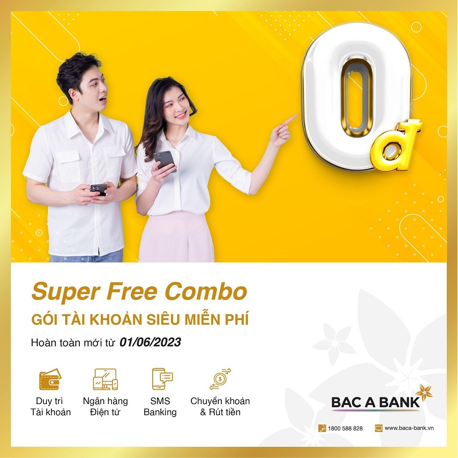 Kinh tế - Gói tài khoản siêu miễn phí hoàn toàn mới của Bac A Bank chính thức ra mắt