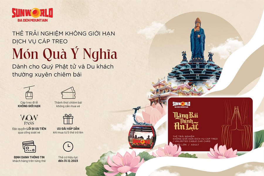 Kinh tế - Thoải mái săn mây, trải nghiệm loạt lễ hội tại núi Bà Đen với thẻ trải nghiệm dịch vụ cáp treo không giới hạn (Hình 2).
