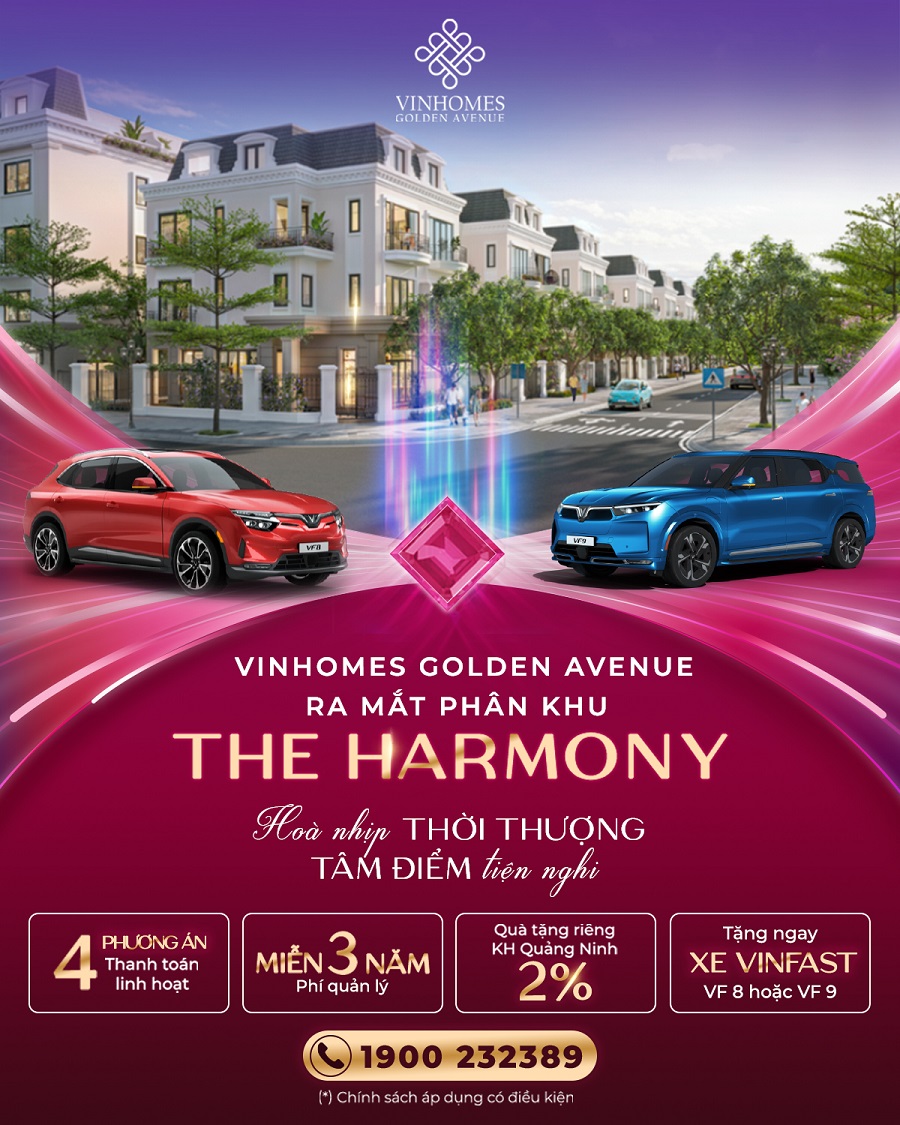 Kinh tế - The Harmony - Đẳng cấp sống mới tại Vinhomes Golden Avenue Móng Cái (Hình 4).