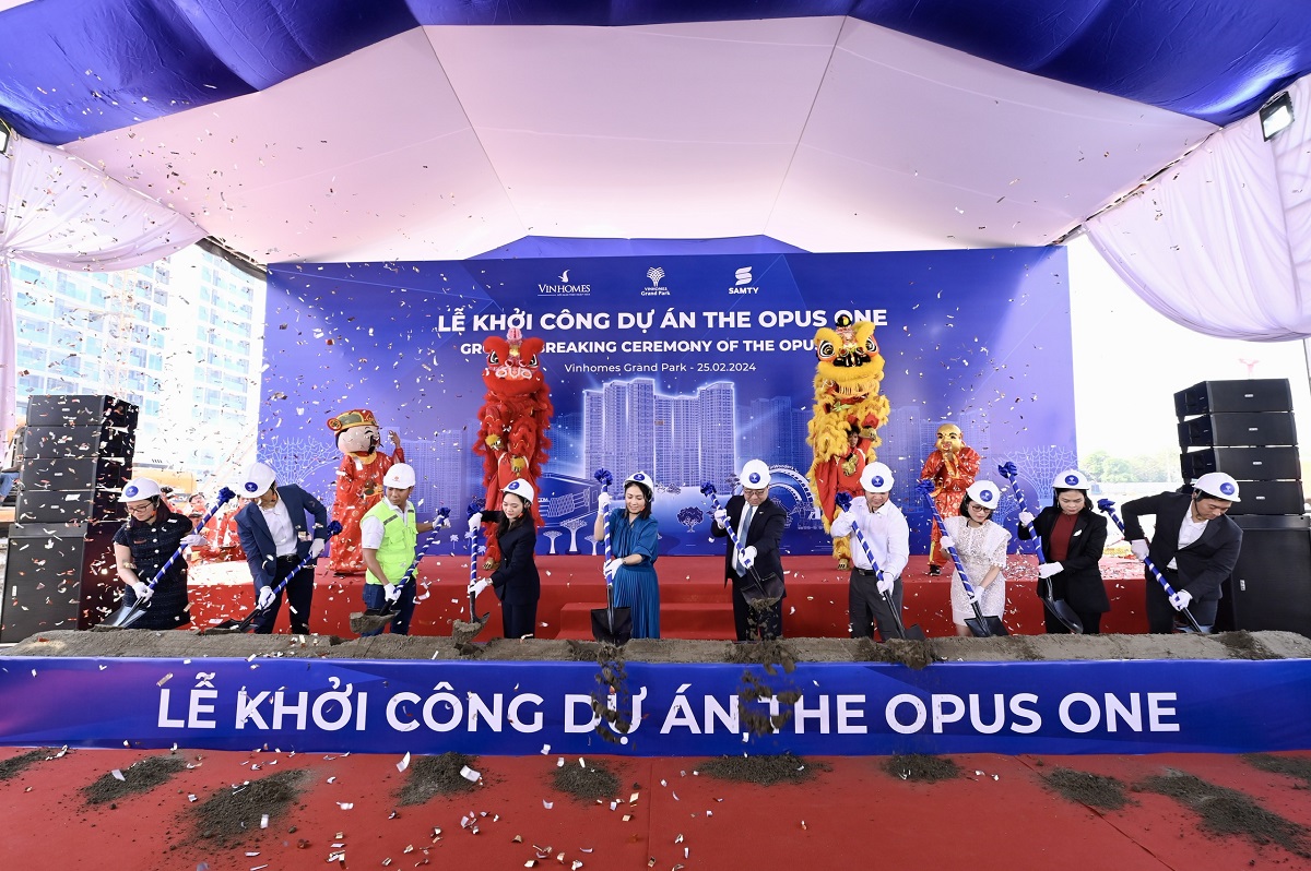 Kinh tế - Chính thức khởi công dự án The Opus One tại Vinhomes Grand Park