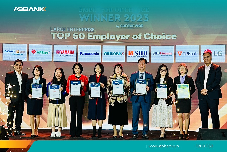 Kinh tế - ABBANK được vinh danh “Top 10 nhà tuyển dụng yêu thích 2023” ngành tài chính - ngân hàng - chứng khoán  (Hình 2).