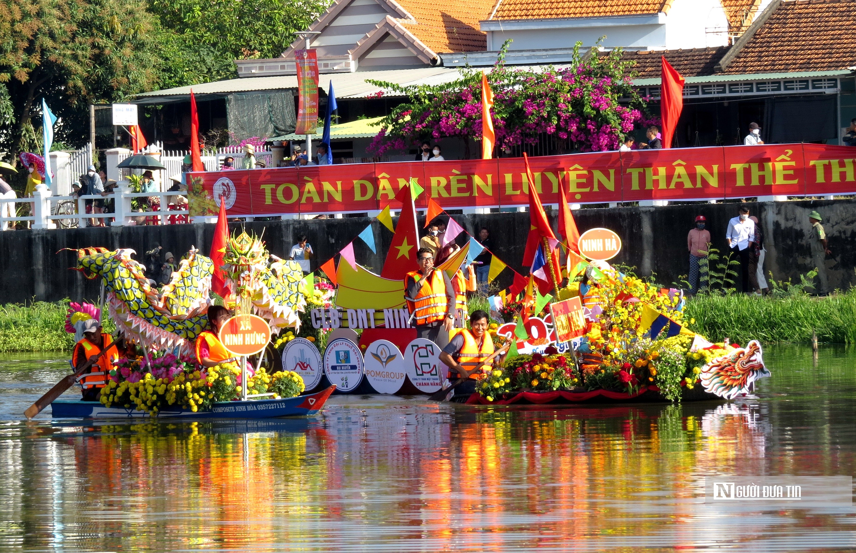 Văn hoá - Khánh Hòa: Sôi nổi Lễ hội thuyền hoa và đua thuyền trên sông Dinh  (Hình 9).