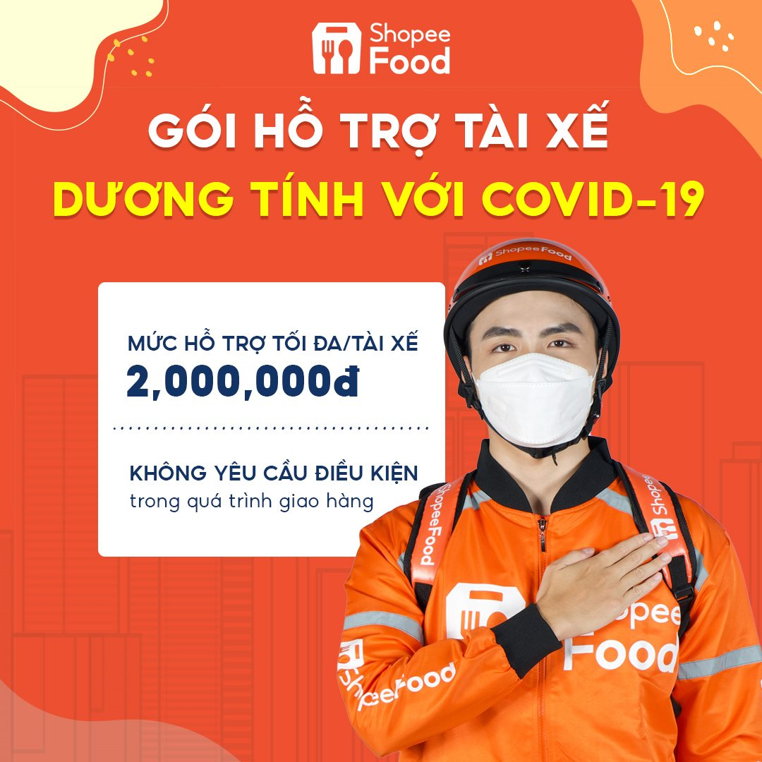 Kết nối - ShopeeFood hỗ trợ gần 700 triệu đồng cho tài xế giai đoạn dịch Covid (Hình 2).