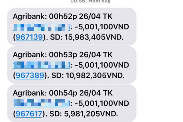 Agribank trả lời về việc 400 tài khoản khách hàng bị hack, mất tiền