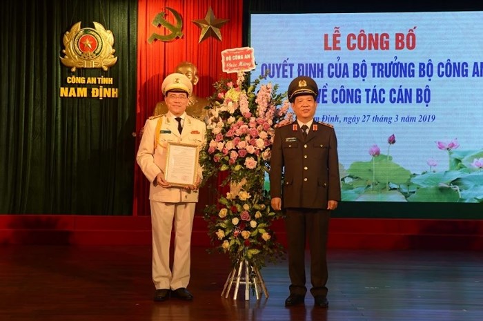 Tin nhanh - Bộ Công an bổ nhiệm tân Giám đốc Công an tỉnh Nam Định