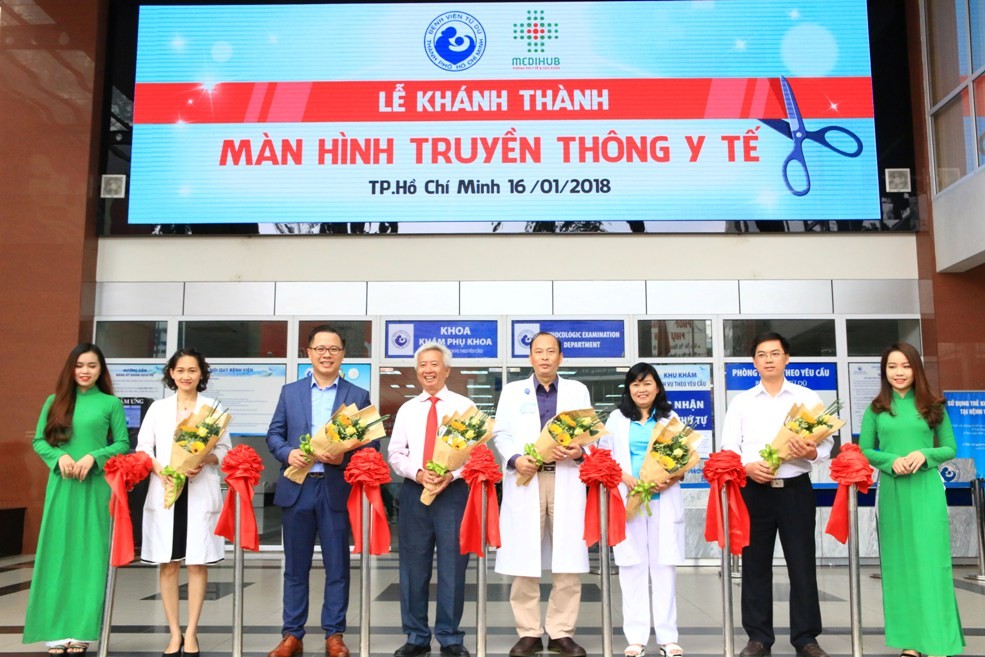 Các bệnh - Khánh thành màn hình truyền thông y tế tại bệnh viện Từ Dũ