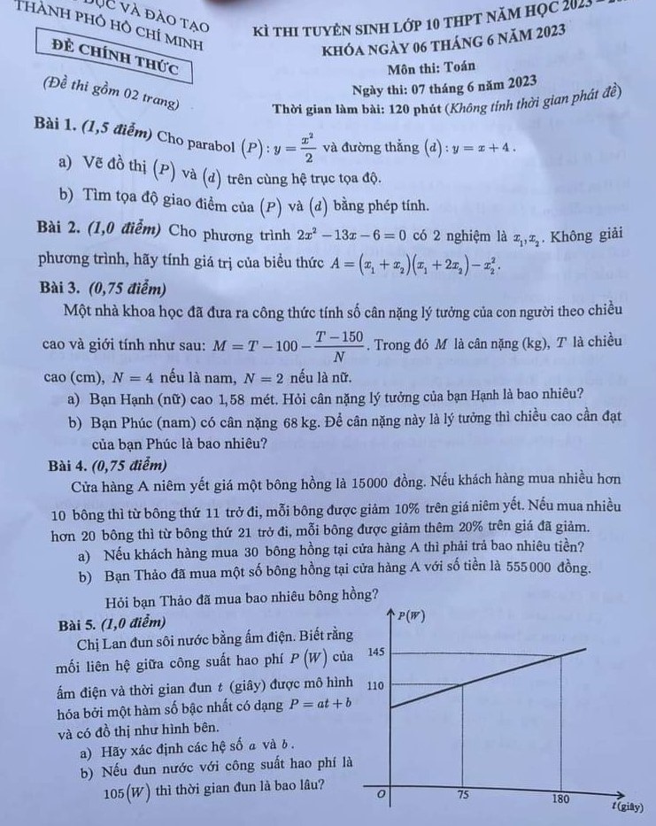 Giáo dục -  Tp.HCM: Sở GD&ĐT lên tiếng về đề tuyển sinh lớp 10 môn Toán có 'sạn” (Hình 2).