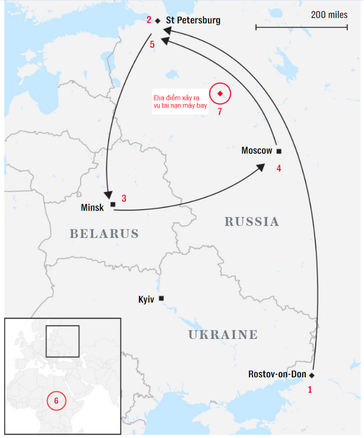 Thế giới - Người Nga ở St Petersburg và Moscow thương tiếc thủ lĩnh Wagner (Hình 3).