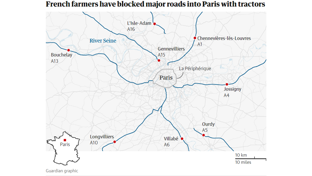 Thế giới - “Chiến dịch Bao vây Paris” của nông dân Pháp (Hình 3).