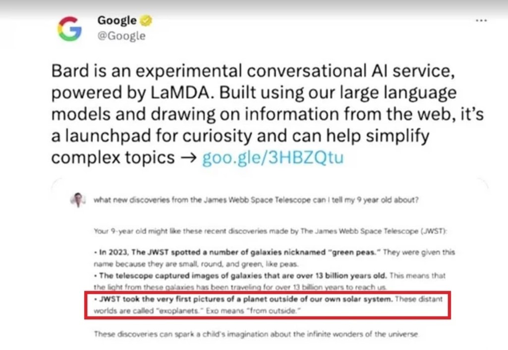Công nghệ - Chatbot mới trả lời sai, công ty mẹ Google mất 100 tỷ USD