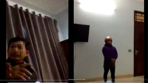 Xã hội - Lộ clip vào nhà nghỉ với nữ cán bộ: Chủ tịch xã nói do...đau bụng (Hình 2).