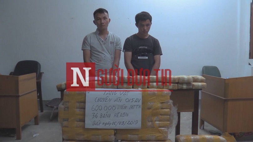 An ninh - Hình sự - Phá đường dây ma túy 'khủng', thu giữ 36 bánh heroin, 600.000 viên hồng phiến