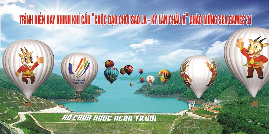 Sự kiện - Nhân dân Hà Tĩnh hứng khởi trước lễ hội khinh khí cầu đón SEA Games 31