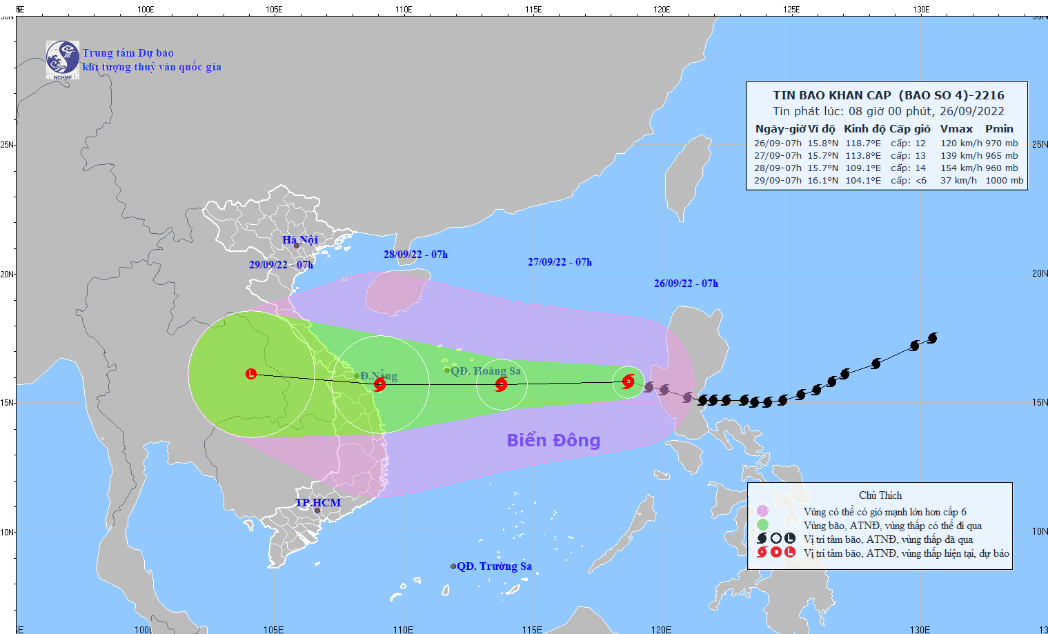 Sự kiện - Bão Noru: Sáng 28/9 là thời điểm đất liền chịu tác động gió mạnh nhất (Hình 2).