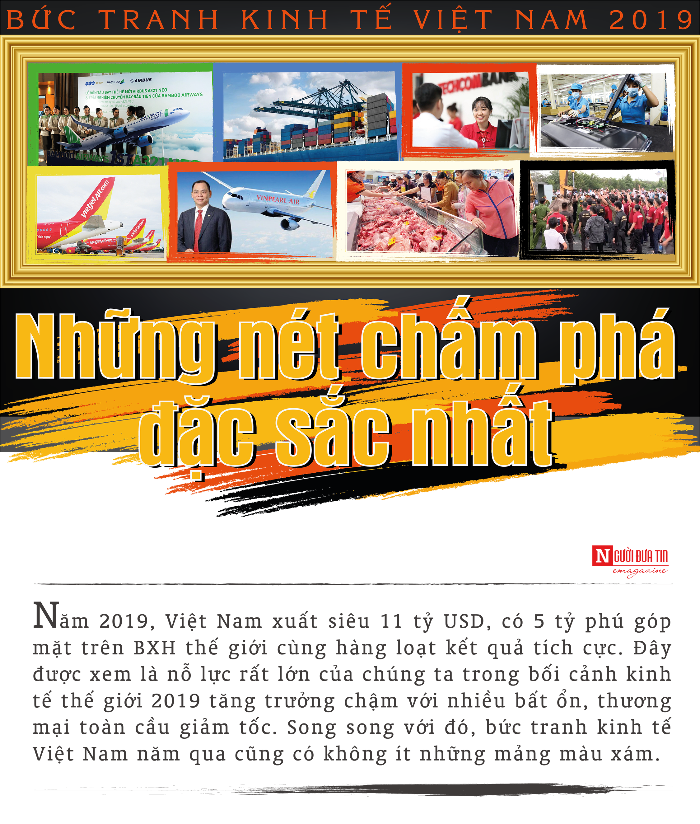 Bức tranh kinh tế Việt Nam 2019: Những nét chấm phá đặc sắc nhất