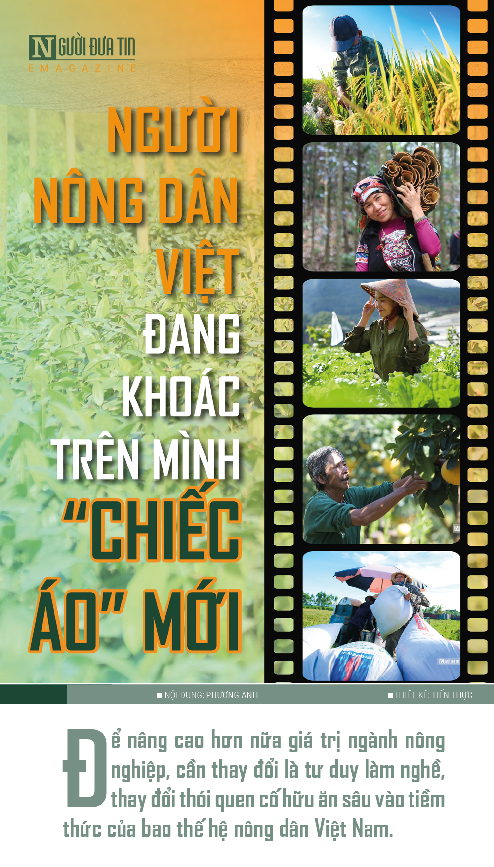 Người nông dân Việt đang khoác trên mình “chiếc áo” mới
