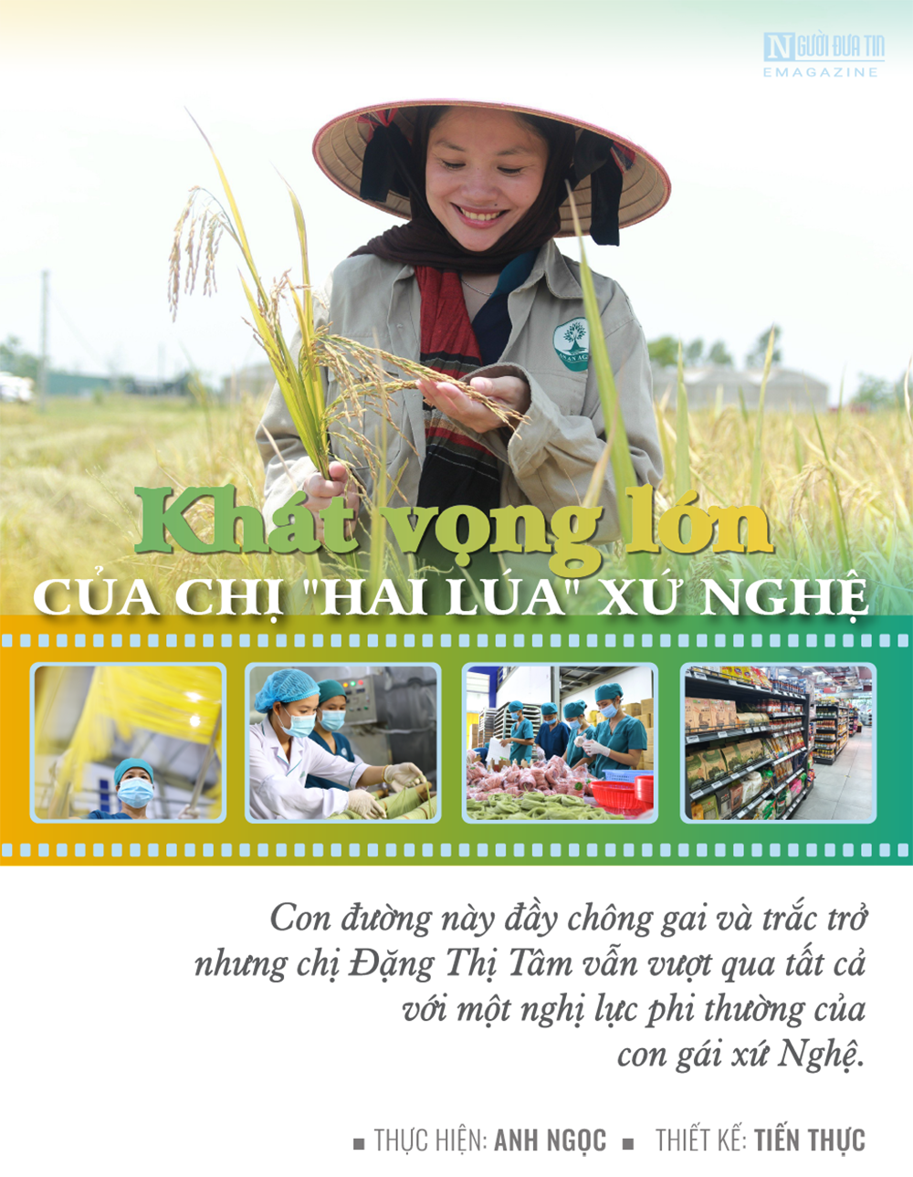 Khát vọng lớn của chị Hai lúa xứ Nghệ