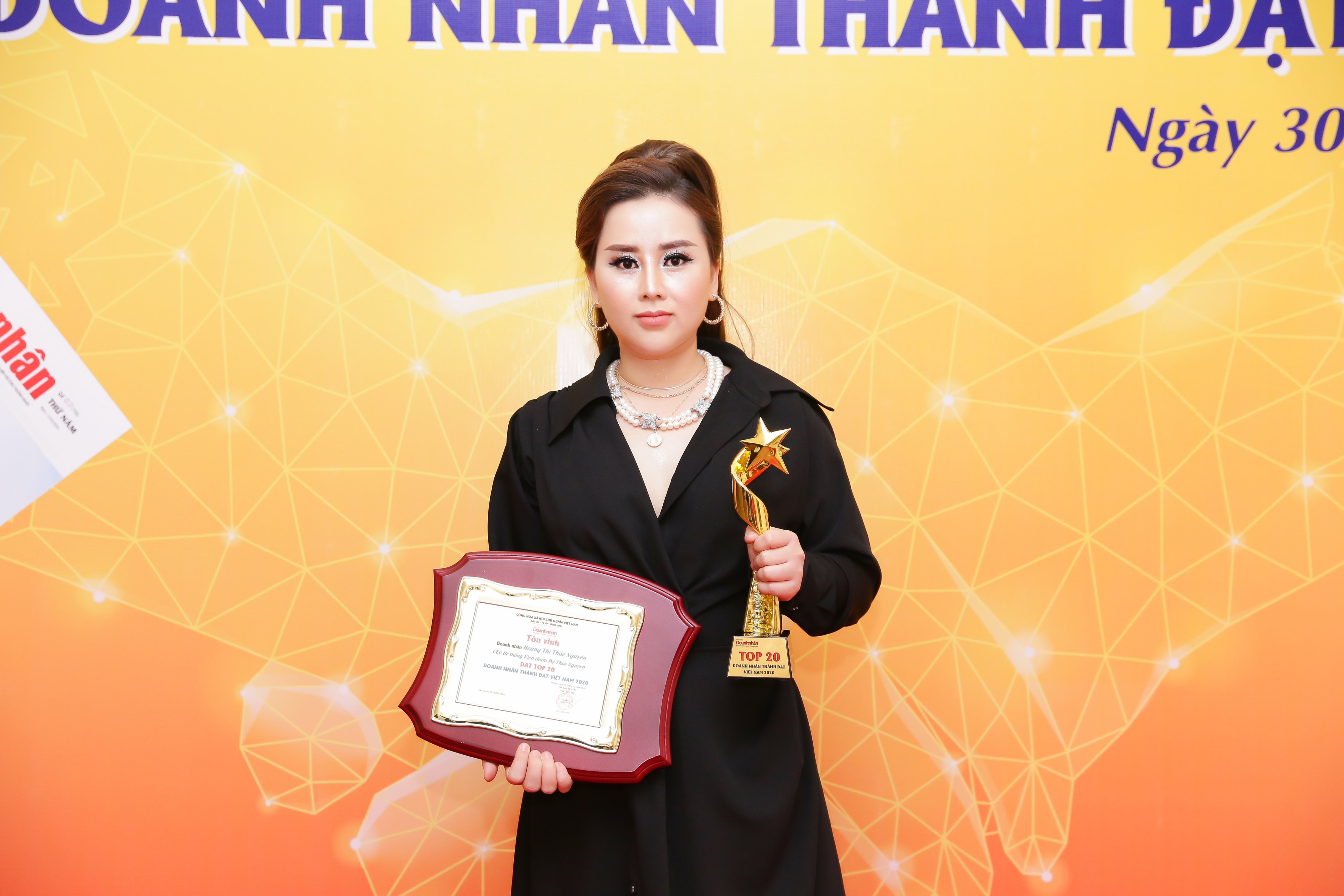 Xã hội - Hoa hậu Thảo Nguyên đạt top 20 Doanh nhân thành đạt Việt Nam (Hình 3).