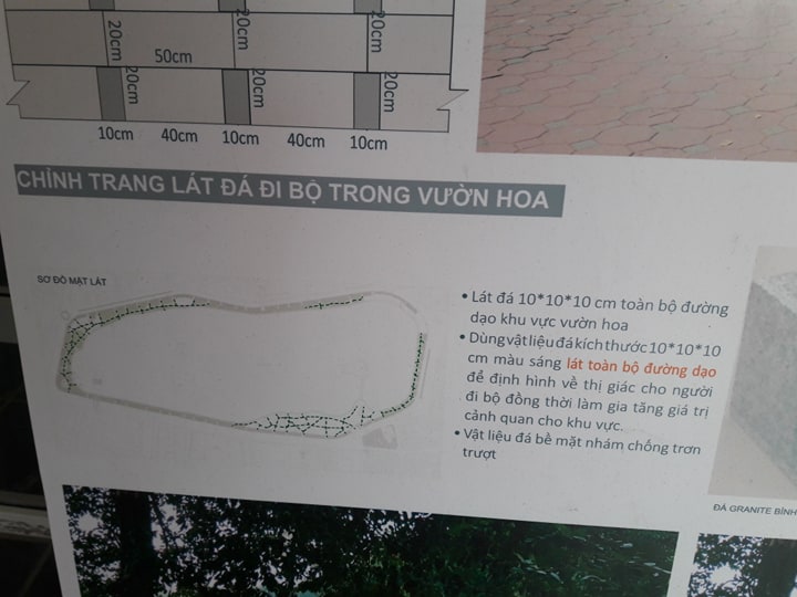 Thông tin chi tiết được công khai để người dân đóng góp.