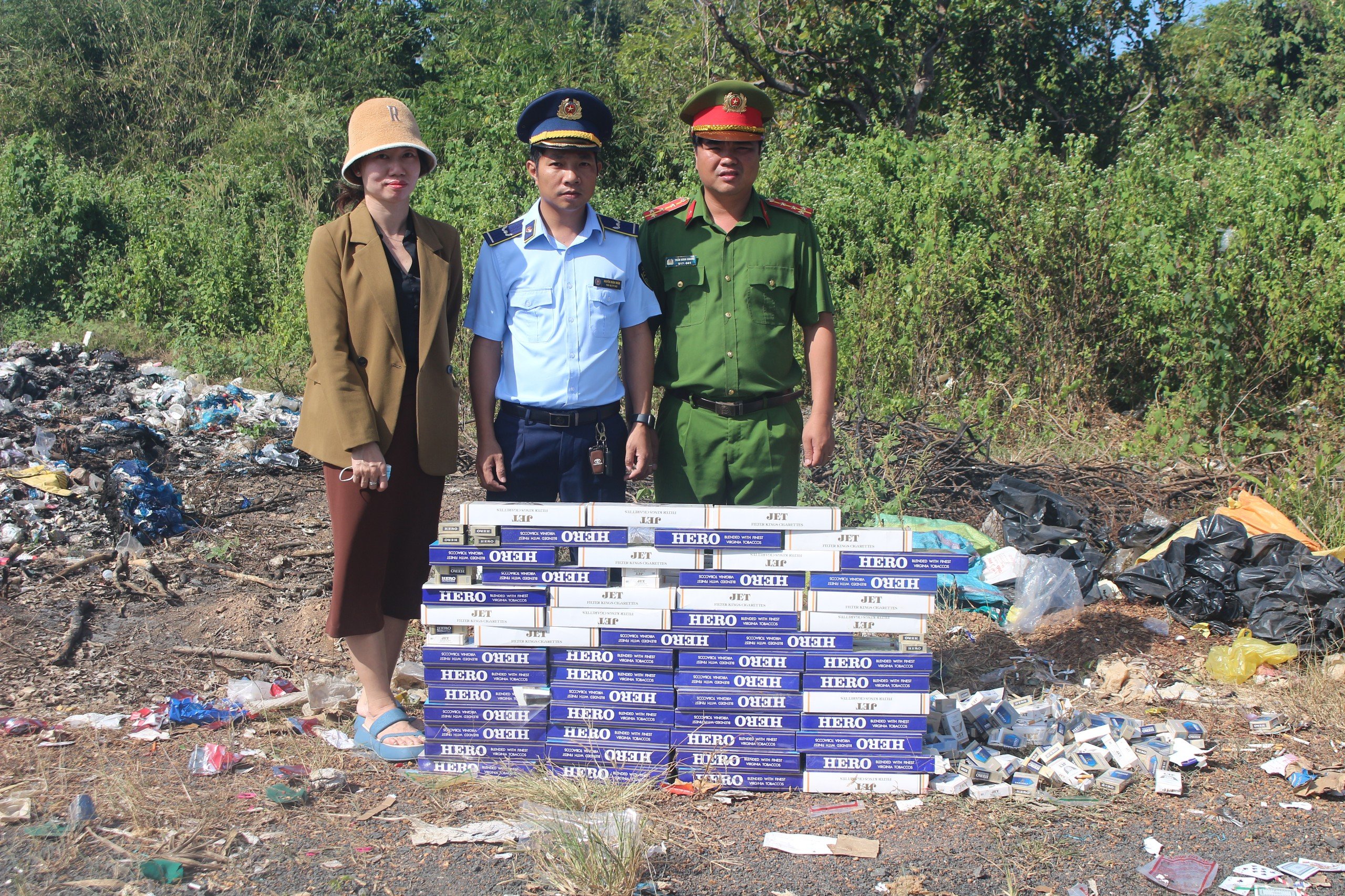 An ninh - Hình sự - Tăng cường đấu tranh phòng chống buôn lậu thuốc lá biên giới phía Nam (Hình 2).