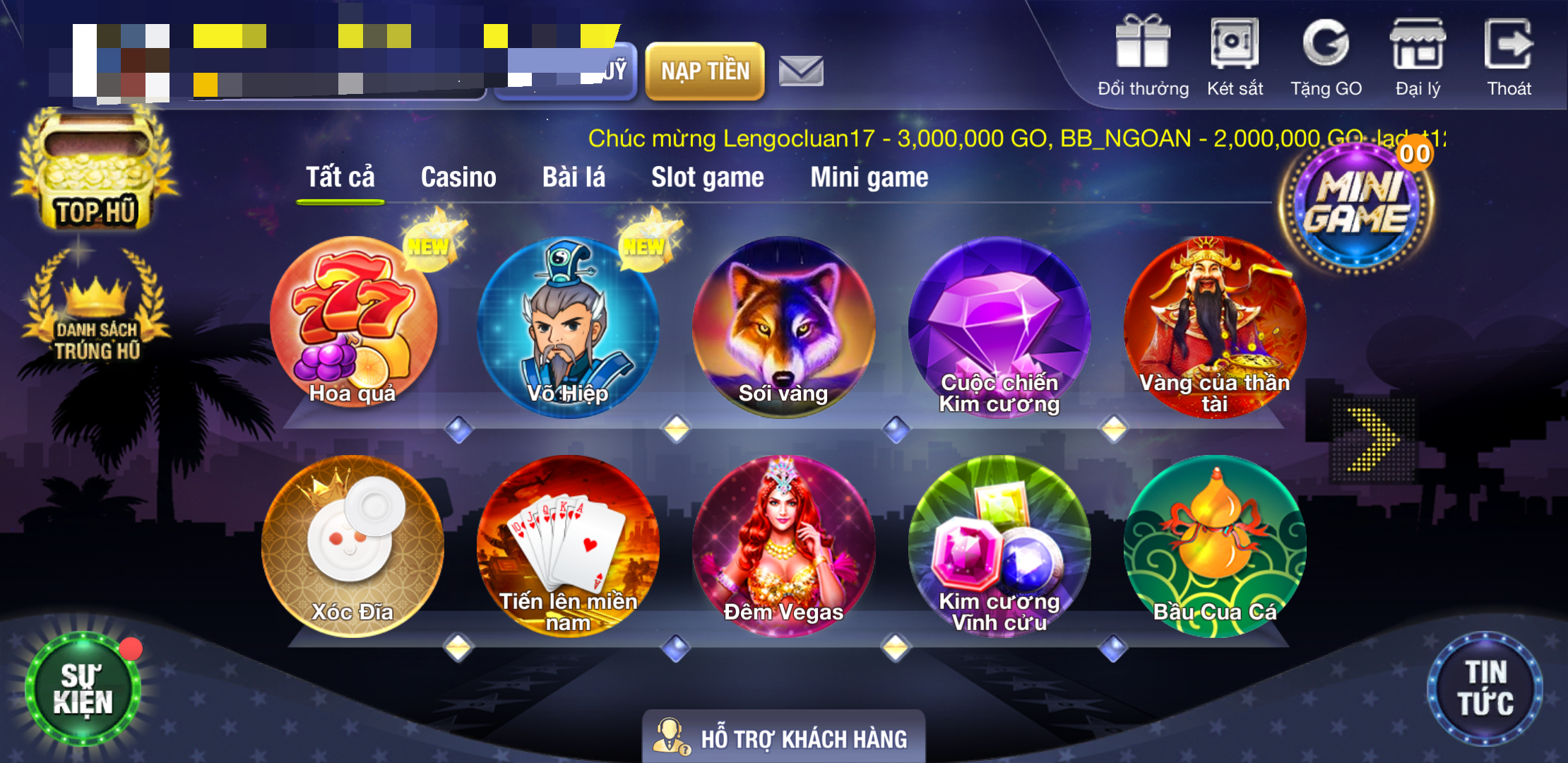 Thâm nhập “sới bạc” trá hình núp bóng cổng game Go.win