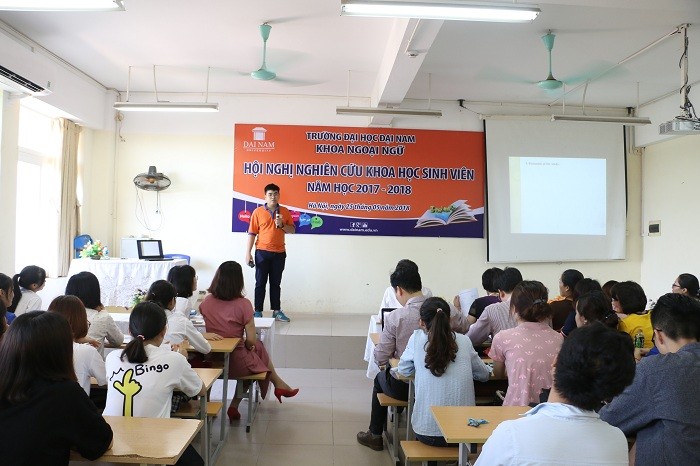 Khoa Ngoại ngữ Trường Đại học Đại Nam tổ chức Hội nghị Sinh viên nghiên cứu khoa học cấp trường