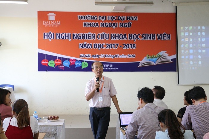 Khoa Ngoại ngữ Trường Đại học Đại Nam tổ chức Hội nghị Sinh viên nghiên cứu khoa học cấp trường (Hình 2).