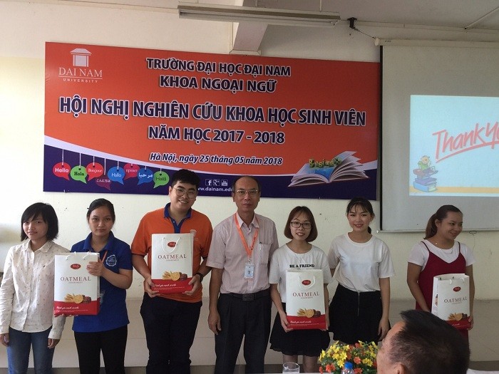 Khoa Ngoại ngữ Trường Đại học Đại Nam tổ chức Hội nghị Sinh viên nghiên cứu khoa học cấp trường (Hình 3).