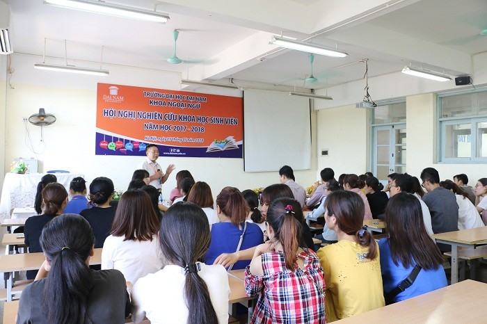 Khoa Ngoại ngữ Trường Đại học Đại Nam tổ chức Hội nghị Sinh viên nghiên cứu khoa học cấp trường (Hình 4).