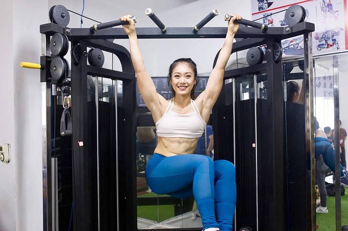 Tập gym mỗi ngày tại 3T Fitness cùng với người mẫu thể hình Tống Hải Duyên (Hình 5).