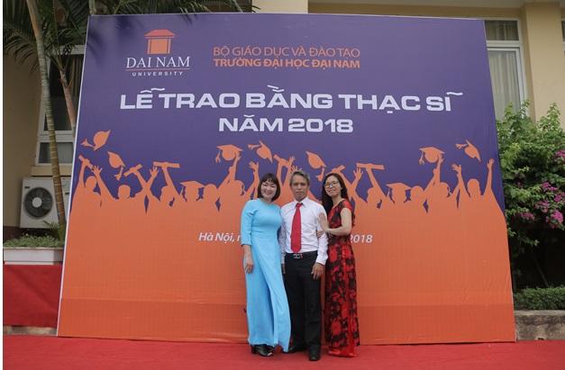 Đại học Đại Nam đã tổ chức long trọng buổi lễ trao bằng Thạc sĩ (Hình 11).