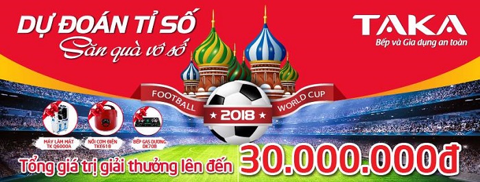 Khuấy động World Cup cùng cơn lốc quà tặng từ TAKA